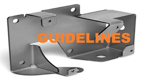 design guidelines for sheet metal|basics of sheet metal design.